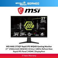 MSI MAG 275QF Rapid IPS WQHD Gaming Monitor