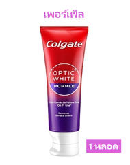 ยาสีฟัน คอลเกต อ๊อพติค ไวท์ โอทู / อ๊อพติค ไวท์ เพอร์เพิล Colgate Optic White O2 / Purple Toothpaste