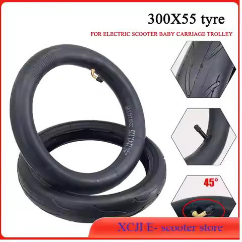 12 Inch 300x55 Inner Tube&Tire For Etwow Electric Scooter Baby Carriage Trolley Stroller Inflatable