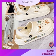 READY STOCK Magni Women's Sandal Ultra Light Weight Sandals DIY Chain Charms 444