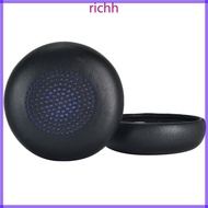 Richh 1Pair Earpads for powerConf H700 H500 Headphones Earmuffs Soft Earphone Sleeve