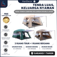TENDA [1 Year Warranty] 2-COMPANY FAMILY CAMPING TENT | OUTDOOR CAMPING TENT 3 - 4 PEOPLE | 2-COMPAN
