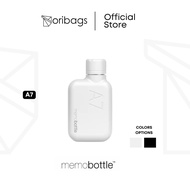 A7 Stainless Steel Memobottle 250ml – Slim Flat Water Bottle | Botol Air Custom Engraving Hadiah Pre