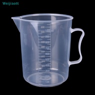 【Weijiaott】 20/30/50/300/500/1000ML Plastic Measuring Cup Jug Pour Spout Surface Kitchen, 【AO】