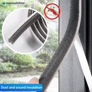 NANASALONNN 10M Brush Strip Self Adhesive Door Window Weather Stripping Sliding Wardrobe Door Sound 