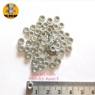 [Contents 100 pcs] M3 Nuts M3x0.5 Hex Nuts