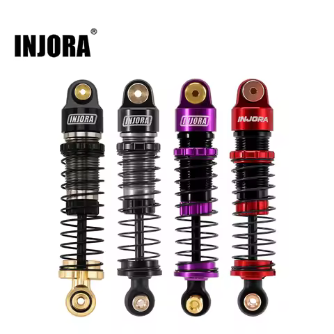 INJORA 36mm 40mm Big Bore Oil Shock Absorber for 1/24 RC Crawler SCX24 FCX24M