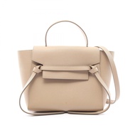 【二手】Celine CELINE手提包 BELT BAG MICRO 腰包 Micro 2WAY 米色皮革腰包 Micro 女士二手 A
