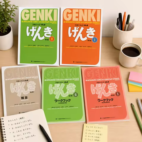 Genki 3rd Edition Learn Japanese Textbook Workbook Answer An Integrated Course in Elementary Japanes