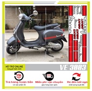TEM RỜI VESPA LX ĐỎ ĐEN