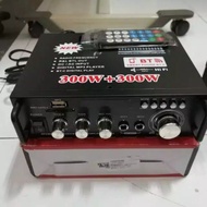 Junejour Bluetooth EQ Audio Amplifier Karaoke Home Theater FM Radio 600W (Acb Berkah Stationery)