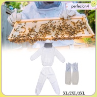 [Perfeclan4] Beekeeping Suit with Hood Complete with Glove Beekeeper Costume Bee Keepers Suit