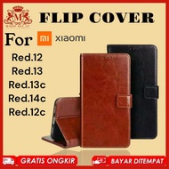 Leather Flip Cover Case Redmi 14c Redmi 13 Redmi 13c Redmi 12 Redmi 12c