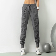 3 Color Women Lululemon Yoga Jogger Loose Pants Leggings