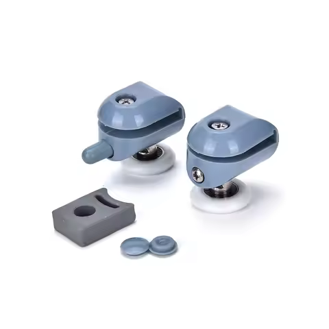 23/25mm Shower Rooms Cabins Pulley Roller Wheels Runners Bathroom Sliding Door Pulley Bathroom Acces
