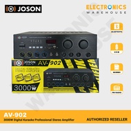 Joson AV-902 1200W Digital Karaoke Professional Stereo Amplifier