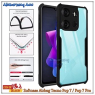 Softcase Airbag Tecno Pop 7 / Pop 7 Pro Casing Cover Shockproof Airbag Anti Fall