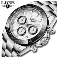 2021 LIGE Fashion Mens Watches Top Brand Luxury Wrist Watch Quartz Clock Watch Men Waterproof
