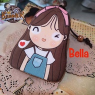 DIY-KG-2014 Bella Keycover ที่เก็บกุญแจ สินค้า handmade ลายสาวน้อย Bella