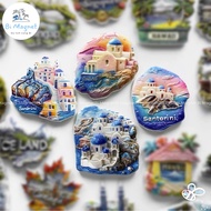 Magnet Greek Magnet Athens Santorini Refrigerator Stickers Souvenirs Mediterranean Travel