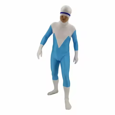 2025 Halloween Cosplay Boys Men Frozone Lucius Best Cosplay Costumes Spandex Movie The Incredibles B