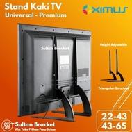 Termurah! Stand Kaki Tv 75 65 55 50 43 32 24 Inch Smart/Android Tv Uhd