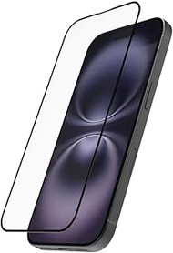 Hama D3O Mobile Phone Protective Glass for iPhone 16 (Screen Protector Shatterproof, Anti-Fingerprin