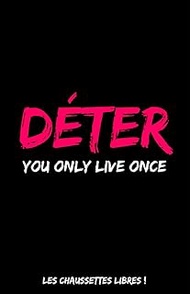 Carnet de notes souple, journal intime, recueil de pensées 100 pages, "Déter" ,noir et rose, Format: