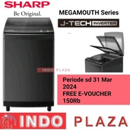 PPC MESIN CUCI SHARP 1 TABUNG INVERTER ESM-9500 9.5 KG MEGAMOUTH