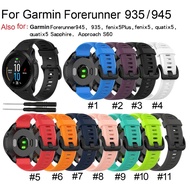 Garmin Forerunner 945 / 935 /Garmin fenix6 / fenix 5 / fenix 5plusSilicone Straps for forerunner Watch Band