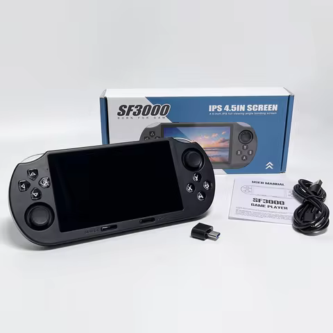 SF3500 5 Inch Handheld Game Console for PS1 GBA SNES MAME Retro Emulator FHD Portable Gaming Machine