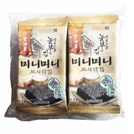 Kimnori Sambuja Korean Mini DoSiRak Gim Roasted Laver Seaweed 2gx10
