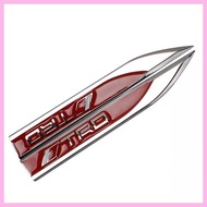◕ ⊠ ❐ Toyota TRD Metal Sticker Fender Emblem for Vios Wigo Fortuner Grandia Hiace