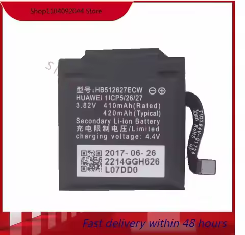 420mAh Battery Replacement For Huawei Watch 2 Pro 4G 2Pro Watch GT HB512627ECW HB512627ECW+ Batterie