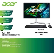 Acer Aspire C24-1300-R57520UW11 23.8”FHD All-In-One Desktop Pc (Ryzen 5 7520U,8GB,512GB SSD , ATI,W11)