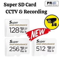 SUPER Memory Card  128GB 256GB 512GB High Endurance U3 for CCTV/ Dashcam / Game