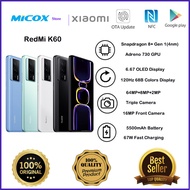 Xiaomi Redmi K60  K60 Pro GAMING Smartphone Android 13 MIUI 14 Snapdragon 8+ Gen 1 Octa Core Global ROM 67W Fast Charging