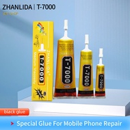 100% ORIGINAL ZHANLIDA T7000 T-7000 Fast Dry Mobile Phone Tablet Screen LCD Back Cover Black Glue (B