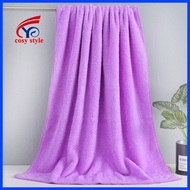 ∼ ☺ ✓ Pure cotton solid color bath towel microfiber for adult tuwalya bath towel makapal cotton  4.