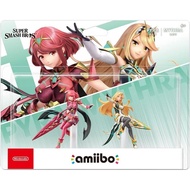Nintendo Amiibo Sumabura Smash Bros Xenoblade Series Homura and Hikari set  (Pre-Order)