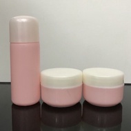 60ml toner bottle with 2pcs 10g cream jar