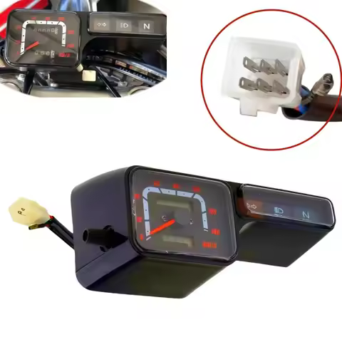 Motorcycle Digital Speedometer Kilometer Gauge Tachometer Assembly for Honda XR250 XG250 XLR125 XL25
