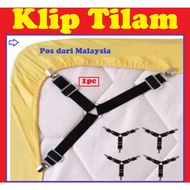 Klip Kain Cadar Tilam Katil Alas Meja Pelapik Pemegang Pengikat Sofa Sarung Papan Iron Seterika Penjepit Bed Sheet Clip