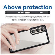 For Sony Xperia 1 VII Case Sony Xperia 1 VII Cover Shockproof Clear PC + TPU Silicone Phone Back Cov