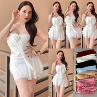 2-Piece Set Of See-Through Fabric With Foam Padding