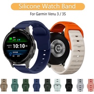 Watch Band For Garmin Venu 3 3S Smartwatch Soft Silicone Ventilate Replacement Strap