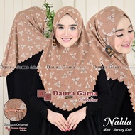 HIJAB BERGO MALAY LASER NAHLA JERSEY KNIT ORIGINAL DAURA GAMA