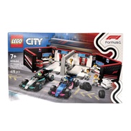 LEGO City F1 Garage & Mercedes-AMG & Alpine Cars 60444
