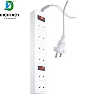 DQ001A 6-hole 2-pin socket