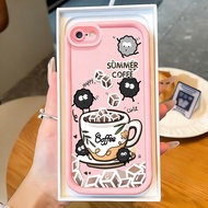 Casing hp for iphone 6 6s 6 Plus 6s Plus 7 8 7 Plus 8 Plus X Xs Xs Max Xr Case Cute Coffee Case Sili